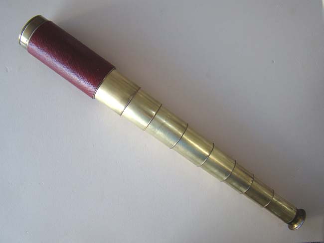 A very fine and rare 18th century eight-draw telescope by George Adams, Fleet Street, London, circa 1770-1775